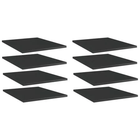Regalregal 8 Einheiten aus glänzend schwarzem Sperrholz 40x50x1,5cm von vidaXL, Regale - Ref: Foro24-805199, Preis: 36,20 €, ...