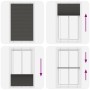 Estor Plisado negro 115x200 cm Tela Ancho 114,4 cm Poliéster de , Persianas y estores - Ref: Foro24-4015163, Precio: 27,62 €,...