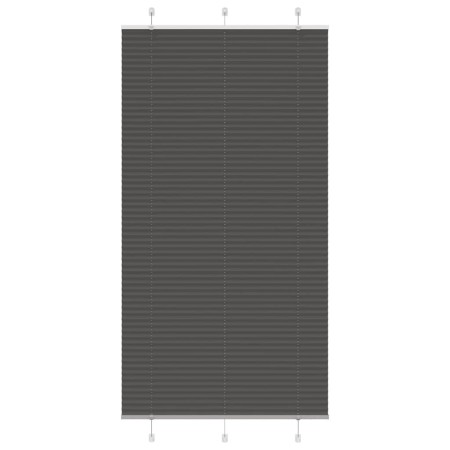 Estor Plisado negro 105x200 cm Tela Ancho 104,4 cm Poliéster de , Persianas y estores - Ref: Foro24-4015161, Precio: 25,63 €,...