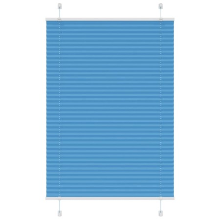 Estor Plisado azul 100x150 cm Tela Ancho 99,4 cm Poliéster by , Blinds and blinds - Ref: Foro24-4015194, Price: 17,48 €, Disc...