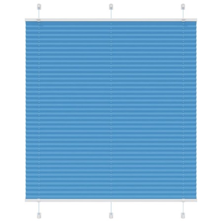 Estor Plisado azul 115x100 cm Tela Ancho 114,4 cm Poliéster by , Blinds and blinds - Ref: Foro24-4015180, Price: 19,29 €, Dis...
