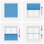 Estor Plisado azul 115x100 cm Tela Ancho 114,4 cm Poliéster by , Blinds and blinds - Ref: Foro24-4015180, Price: 19,29 €, Dis...