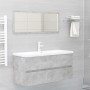 Bathroom cabinet in gray concrete plywood 100x38.5x45 cm by vidaXL, Bathroom furniture - Ref: Foro24-804768, Price: 54,06 €, ...