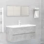 Bathroom cabinet in gray concrete plywood 100x38.5x45 cm by vidaXL, Bathroom furniture - Ref: Foro24-804768, Price: 53,72 €, ...