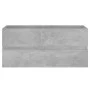 Bathroom cabinet in gray concrete plywood 100x38.5x45 cm by vidaXL, Bathroom furniture - Ref: Foro24-804768, Price: 53,72 €, ...
