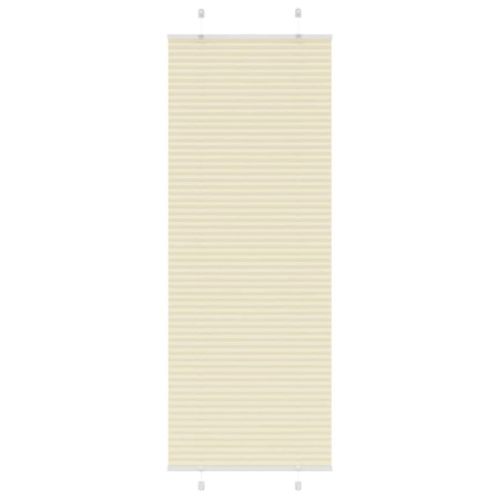 Estor Plisado crema 75x200 cm Tela Ancho 74,4 cm Poliéster de , Persianas y estores - Ref: Foro24-4015308, Precio: 23,66 €, D...