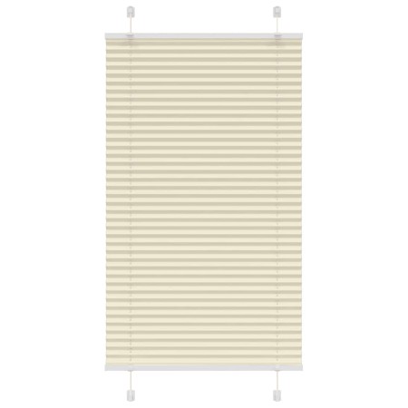 Estor Plisado crema 80x150 cm Tela Ancho 79,4 cm Poliéster de , Persianas y estores - Ref: Foro24-4015292, Precio: 17,46 €, D...