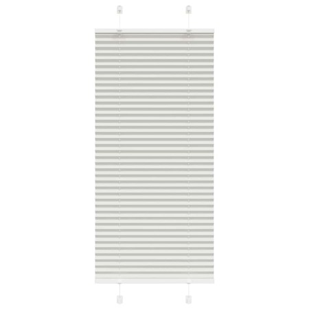 Estor Plisado gris claro 60x100 cm Tela Ancho 59,4 cm Poliéster de , Persianas y estores - Ref: Foro24-4015322, Precio: 15,16...