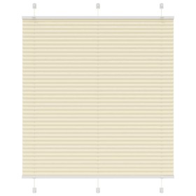 Estor Plisado crema 115x150 cm Tela Ancho 114,4 cm Poliéster by , Blinds and blinds - Ref: Foro24-4015299, Price: 23,52 €, Di...