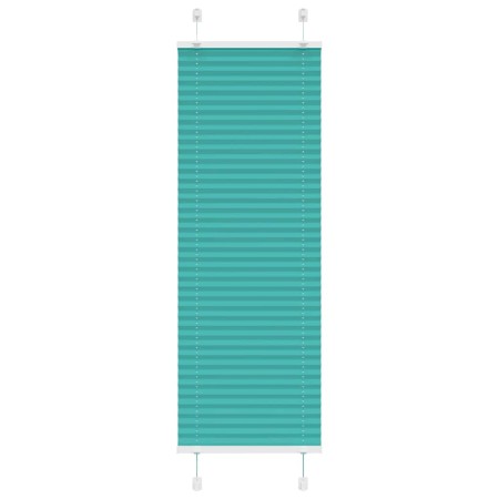 Estor Plisado verde petróleo 40x100 cm Tela Ancho 39,4 cm by , Blinds and blinds - Ref: Foro24-4015369, Price: 17,33 €, Disco...
