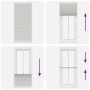 Estor Plisado gris claro 90x200 cm Tela Ancho 89,4 cm Poliéster by , Blinds and blinds - Ref: Foro24-4015362, Price: 22,45 €,...
