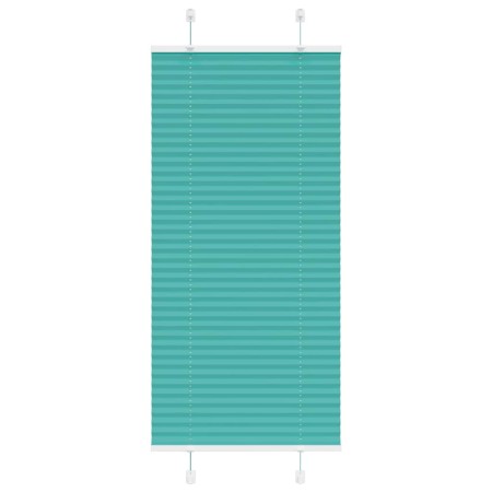 Estor Plisado verde petróleo 65x100 cm Tela Ancho 64,4 cm by , Blinds and blinds - Ref: Foro24-4015374, Price: 15,42 €, Disco...