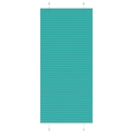 Estor Plisado verde petróleo 90x200 cm Tela Ancho 89,4 cm by , Blinds and blinds - Ref: Foro24-4015413, Price: 19,40 €, Disco...