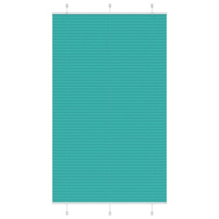 Estor Plisado verde petróleo 115x200 cm Tela Ancho 114,4 cm by , Blinds and blinds - Ref: Foro24-4015418, Price: 28,19 €, Dis...
