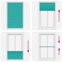 Estor Plisado verde petróleo 115x200 cm Tela Ancho 114,4 cm by , Blinds and blinds - Ref: Foro24-4015418, Price: 28,19 €, Dis...
