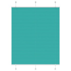 Estor Plisado verde petróleo 110x100 cm Tela Ancho 109,4 cm von , Jalousien und Jalousien - Ref: Foro24-4015383, Preis: 18,73...