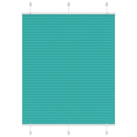 Estor Plisado verde petróleo 110x100 cm Tela Ancho 109,4 cm von , Jalousien und Jalousien - Ref: Foro24-4015383, Preis: 18,73...