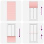 Estor Plisado rosa 100x200 cm Tela Ancho 99,4 cm Poliéster de , Persianas y estores - Ref: Foro24-4015466, Precio: 24,82 €, D...