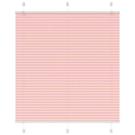 Estor Plisado rosa 120x150 cm Tela Ancho 119,4 cm Poliéster by , Blinds and blinds - Ref: Foro24-4015453, Price: 23,89 €, Dis...