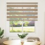 Estor cebra marrón arena tejido ancho 115,9 cm poliéster by , Blinds and blinds - Ref: Foro24-4014525, Price: 28,00 €, Discou...
