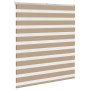Estor cebra marrón arena tejido ancho 115,9 cm poliéster by , Blinds and blinds - Ref: Foro24-4014525, Price: 28,00 €, Discou...