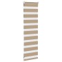 Estor cebra marrón arena tejido ancho 40,9 cm poliéster by , Blinds and blinds - Ref: Foro24-4014510, Price: 18,22 €, Discoun...