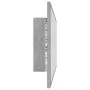 Concrete gray acrylic LED bathroom mirror 100x8.5x37 cm by vidaXL, bathroom vanities - Ref: Foro24-804944, Price: 54,89 €, Di...