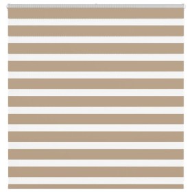 Estor cebra marrón arena tejido ancho 145,9 cm poliéster by , Blinds and blinds - Ref: Foro24-4014531, Price: 31,06 €, Discou...
