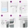 Estor cebra marrón arena tejido ancho 145,9 cm poliéster by , Blinds and blinds - Ref: Foro24-4014531, Price: 31,06 €, Discou...