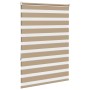 Estor cebra marrón arena tejido ancho 110,9 cm poliéster by , Blinds and blinds - Ref: Foro24-4014550, Price: 31,00 €, Discou...
