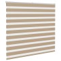 Estor cebra marrón arena tejido ancho 155,9 cm poliéster de , Persianas y estores - Ref: Foro24-4014559, Precio: 36,08 €, Des...