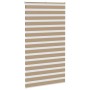 Estor cebra marrón arena tejido ancho 120,9 cm poliéster de , Persianas y estores - Ref: Foro24-4014578, Precio: 32,48 €, Des...
