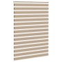 Estor cebra marrón arena tejido ancho 150,9 cm poliéster de , Persianas y estores - Ref: Foro24-4014584, Precio: 37,24 €, Des...