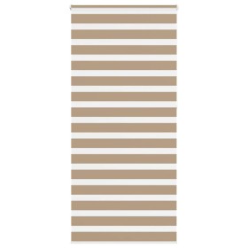 Estor cebra marrón arena tejido ancho 100,9 cm poliéster de , Persianas y estores - Ref: Foro24-4014600, Precio: 26,64 €, Des...