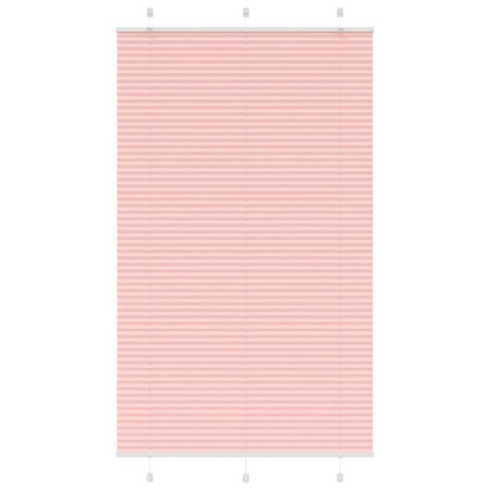 Estor Plisado rosa 120x200 cm Tela Ancho 119,4 cm Poliéster by , Blinds and blinds - Ref: Foro24-4015470, Price: 23,30 €, Dis...