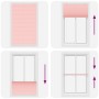 Estor Plisado rosa 120x200 cm Tela Ancho 119,4 cm Poliéster by , Blinds and blinds - Ref: Foro24-4015470, Price: 23,30 €, Dis...