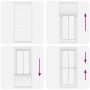 Estor Plisado blanco 85x200 cm Tela Ancho 84,4 cm Poliéster de , Persianas y estores - Ref: Foro24-4015514, Precio: 23,60 €, ...