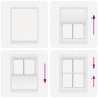 Estor Plisado blanco 110x100 cm Tela Ancho 109,4 cm Poliéster de , Persianas y estores - Ref: Foro24-4015485, Precio: 19,71 €...