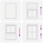 Estor Plisado blanco 100x150 cm Tela Ancho 99,4 cm Poliéster de , Persianas y estores - Ref: Foro24-4015500, Precio: 17,48 €,...