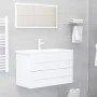 Armario para lavabo madera contrachapada blanco 80x38,5x48 cm de vidaXL, Muebles de baño - Ref: Foro24-804701, Precio: 64,89 ...