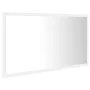 Espejo de baño LED acrílico blanco 80x8,5x37 cm de vidaXL, Tocadores de baño - Ref: Foro24-804924, Precio: 61,50 €, Descuento: %