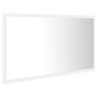 Weißer LED-Badezimmerspiegel aus Acryl, 80 x 8,5 x 37 cm von vidaXL, Badezimmerwaschtische - Ref: Foro24-804924, Preis: 62,44...