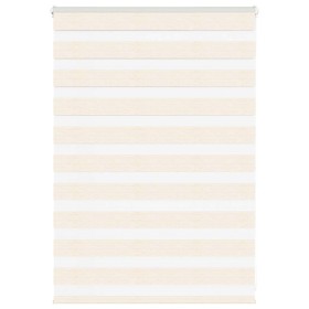 Estor cebra beige mármol tejido ancho 110,9 cm poliéster von , Jalousien und Jalousien - Ref: Foro24-4014628, Preis: 21,55 €,...