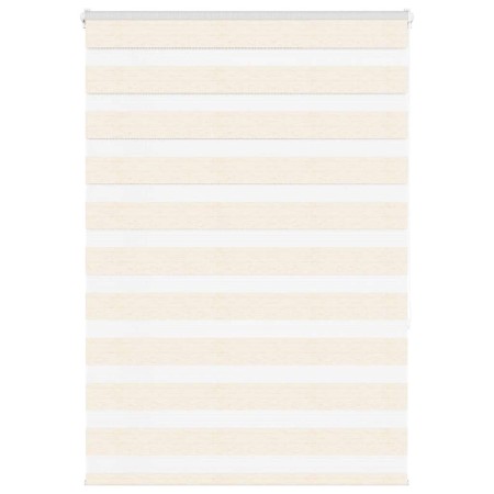 Estor cebra beige mármol tejido ancho 110,9 cm poliéster by , Blinds and blinds - Ref: Foro24-4014654, Price: 29,05 €, Discou...