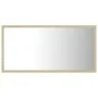 Espejo de baño acrílico color roble Sonoma 80x8,5x37 cm de vidaXL, Tocadores de baño - Ref: Foro24-804927, Precio: 43,12 €, D...