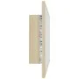 Espejo de baño acrílico color roble Sonoma 80x8,5x37 cm de vidaXL, Tocadores de baño - Ref: Foro24-804927, Precio: 43,12 €, D...
