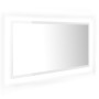 Glänzend weißer Acryl-LED-Badezimmerspiegel 90 x 8,5 x 37 cm von vidaXL, Badezimmerwaschtische - Ref: Foro24-804937, Preis: 5...