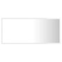 Glossy white acrylic LED bathroom mirror 90x8.5x37 cm by vidaXL, bathroom vanities - Ref: Foro24-804937, Price: 50,37 €, Disc...