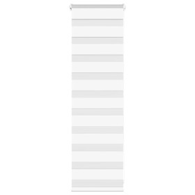 Estor cebra blanco 45x100 cm tejido ancho 40,9 cm poliéster by , Blinds and blinds - Ref: Foro24-4014718, Price: 14,82 €, Dis...
