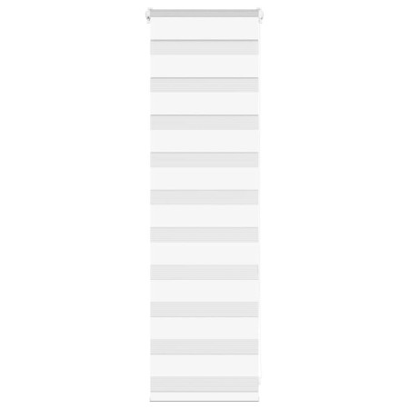 Estor cebra blanco 45x100 cm tejido ancho 40,9 cm poliéster de , Persianas y estores - Ref: Foro24-4014718, Precio: 15,61 €, ...